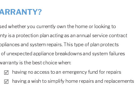 home warranty charles city